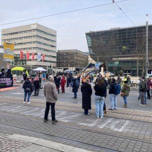 Protesta contro l'abolizione dell'articolo 218. Foto: AG