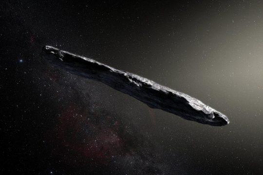 Asteroid Oumuamua Photo: ESO/M. Grain knife