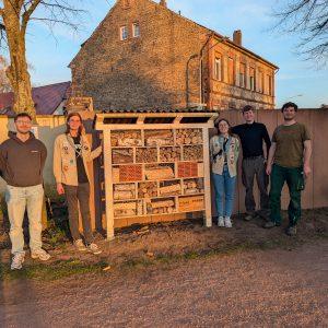 Insect hotel in Weiterstadt. Photo: Weiterstadt press office