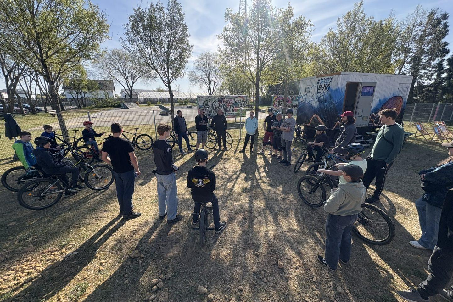 Youth promotion - Reshape Dirtpark. Photo: Griesheim press office
