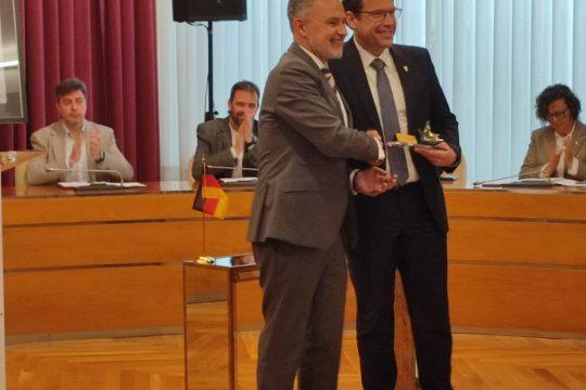 OB Benz is accepted in the Spanish twin town of Logrono Europa Prize_ Science City of Darmseadt
