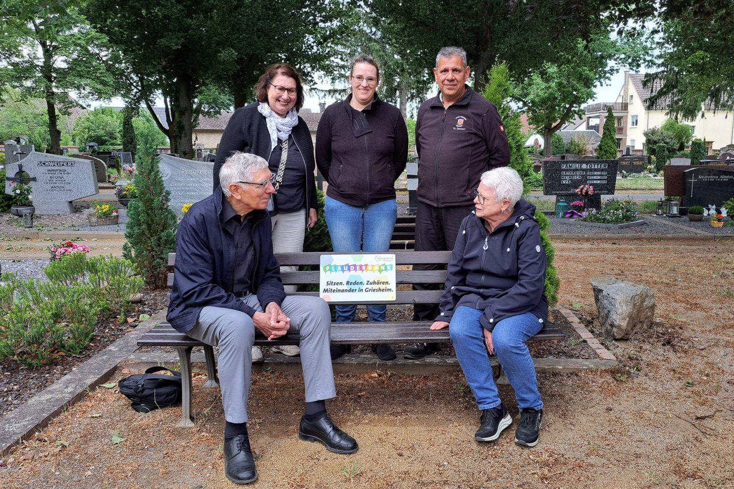 Chatting bench. Photo: City of Griesheim
