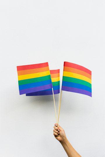 LSBTIQ Regenbogen Fahne