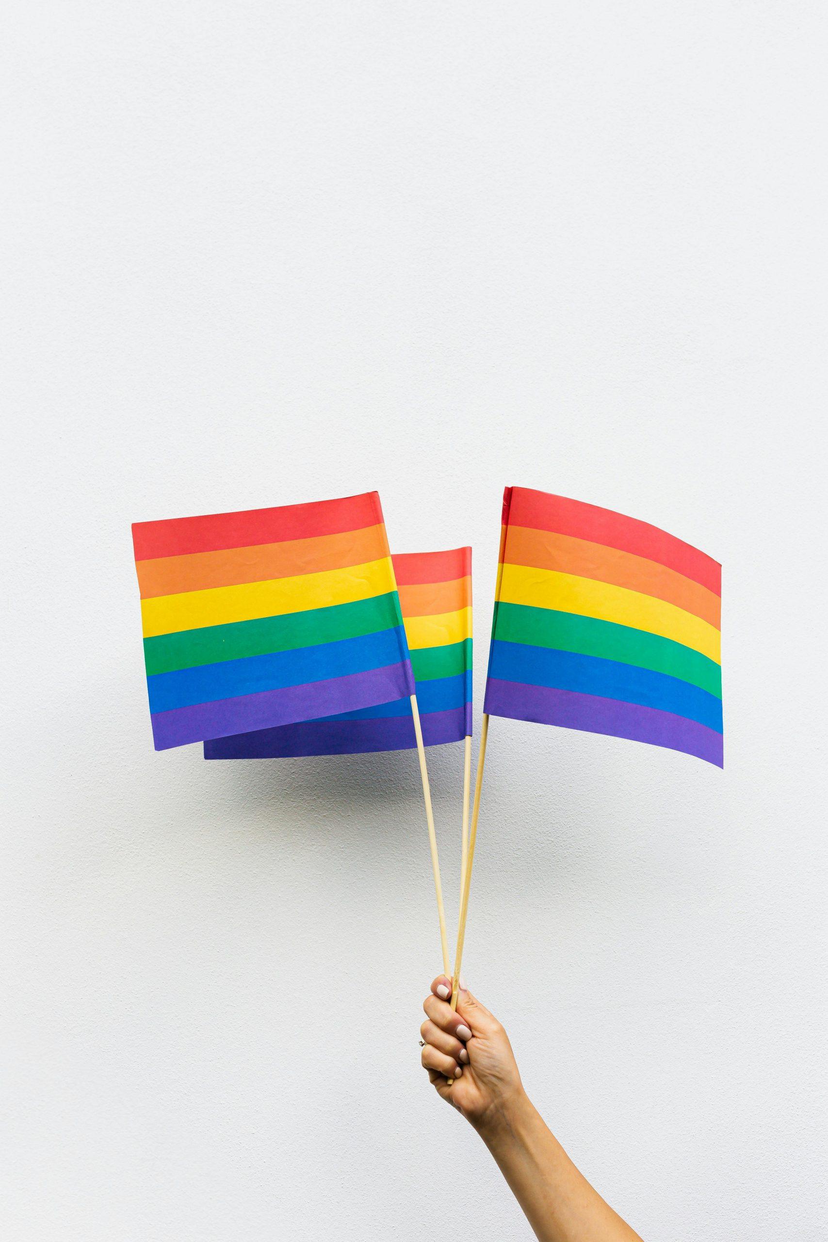 LSBTIQ Regenbogen Fahne