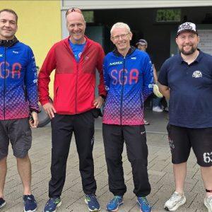 En la imagen, el equipo masculino de la 5.ª división. De izquierda a derecha: Anselm Schüle, Guido Götz, Axel Reinhardt y Lukas Beckmann. Foto: SGA