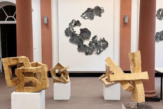 Works of art by Verena Freyschmidt and Dr. Paul Hirsch in the South Hesse Regional Gallery. Photo: rpda)