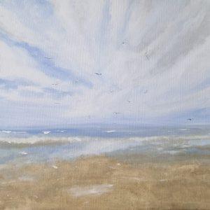 The exhibition "Seasickness" featuring seascapes by artist Katja Göhring opens on July 5th. Photo: Katja Göhring