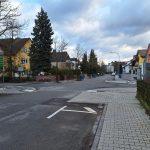 Kantstrasse köşesindeki bisiklet yolu. Fotoğraf: Griesheim Belediyesi