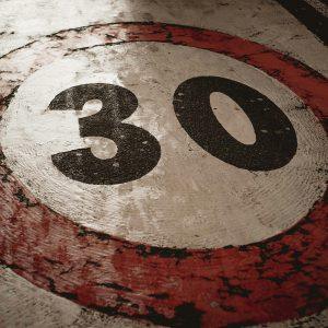 Speed ​​limit 30