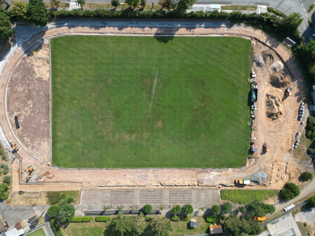 Luftaufnahme vom Sportpark. Foto: Marc Lukowski LS²