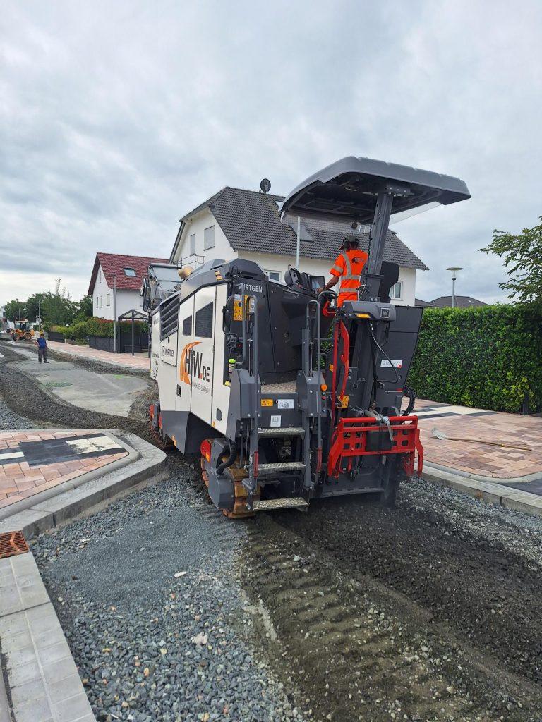Dernière phase des travaux routiers à Sophie-Scholl-Strasse. Photo : Ville de Griesheim