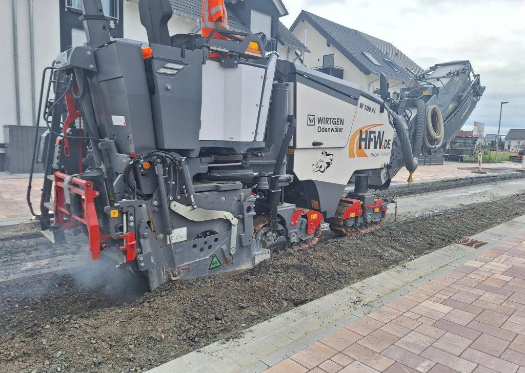 Dernière phase des travaux routiers à Sophie-Scholl-Strasse. Photo : Ville de Griesheim