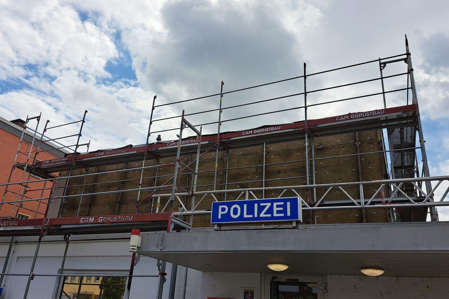 Polis karakolunda çatı yenilemesi ©Griesheim Belediyesi