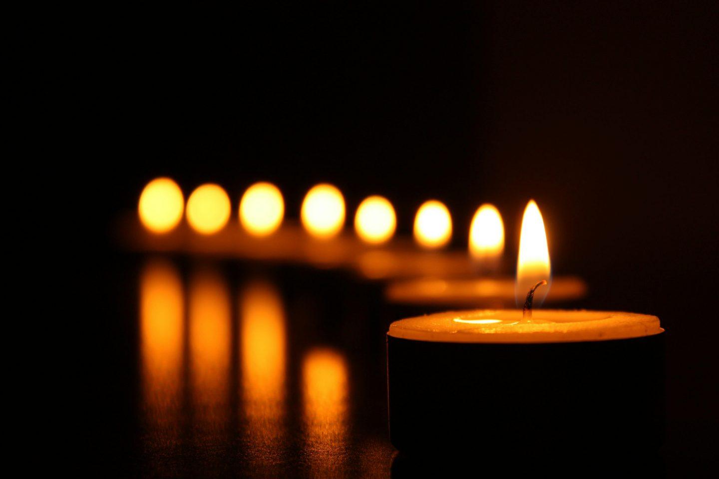 Candle Remembrance Mourning Obituary
