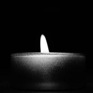 Kerze Gedenken Trauer nachruf