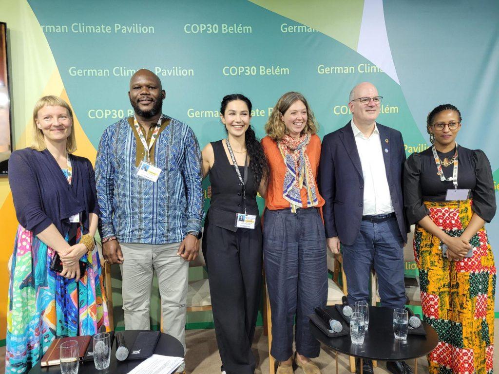 Das von ADRA morderierte Panel auf der COP30 Foto ADRA Deutschland e.V. .Foto: ADRA Deutschland e.V.