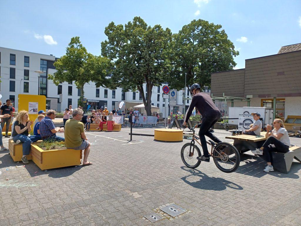 Innenstadtentwicklung Aktionstag BMX Show. Foto: Stadt Griesheim