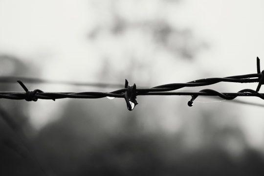 Barbed wire trapped resistance
