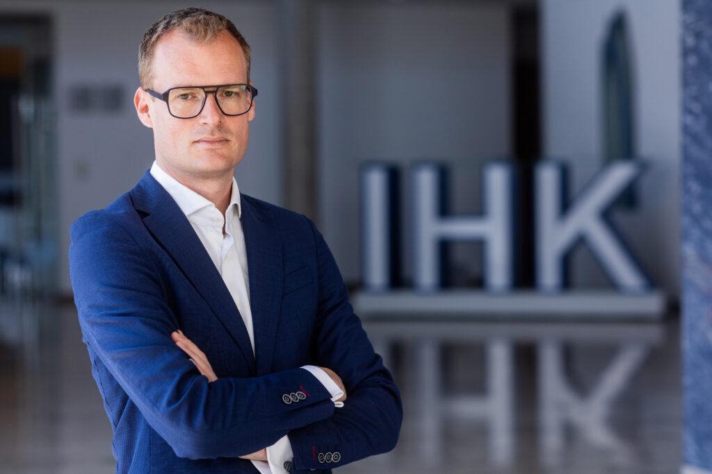Robert Lippmann, Hauptgeschäftsführer der Industrie- und Handelskammer (IHK) Darmstadt Rhein Main Neckar. Foto: IHK Darmstadt / Dennis Möbus