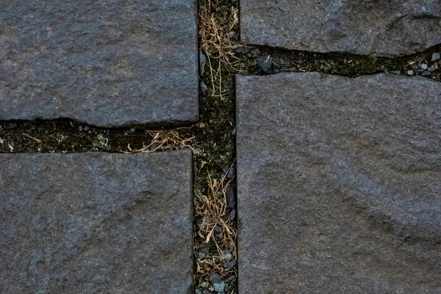 Pflaster stein Straße Belag