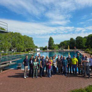 Schwimmbadverein Jugenheim beim Arbeitseinsatz zur Vorbereitung der neuen Saisaon des Jugenheimer Schwimmbads 2026