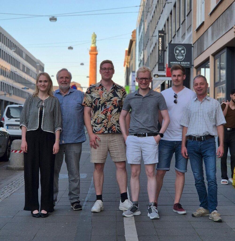Ortsvorstand der FDP Darmstadt-Südwest Von links nach rechts: Viola Gebek, Herbert Kuhlmann, Florian Brandherm, Mark Rothermel, Chris Jendretschak und Christof Baur. Foto: FDP