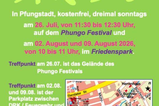 Plakat Qi Gong im Park Pfungstadt