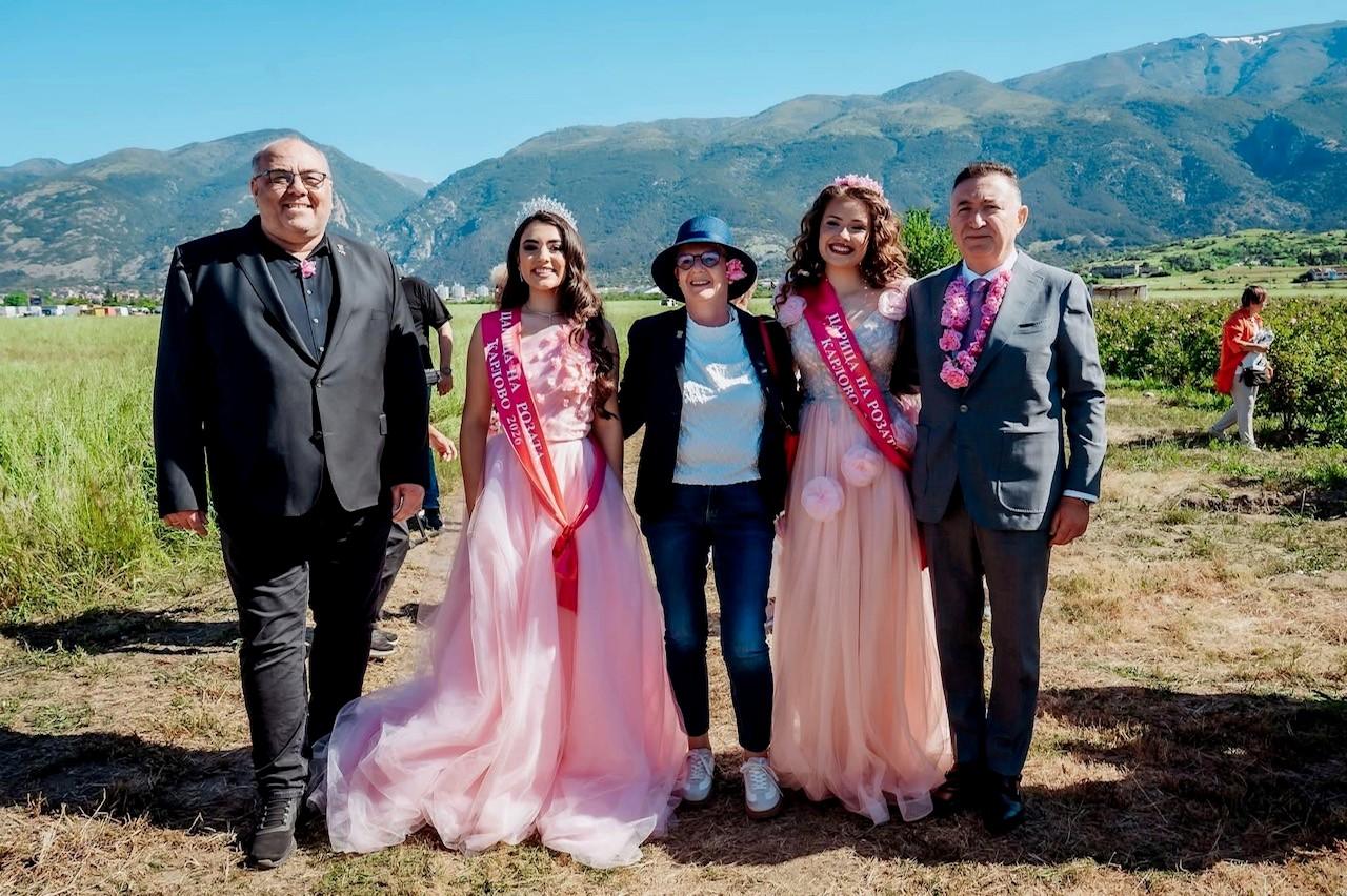 Delegation aus Seeheim-Jugenheim zu Besuch beim Rosenfest in Karlovo