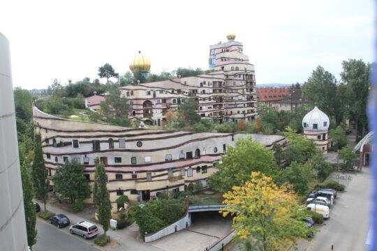Hundertwasserhaus in Darmstadt. Foto: Arthur Schönbein