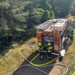 Vigili del fuoco volontari di Griesheim. Intervento durante l'ondata di calore.
