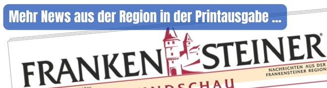 Mehr News aus der Region in der Printausgabe der Frankensteiner Rundschau