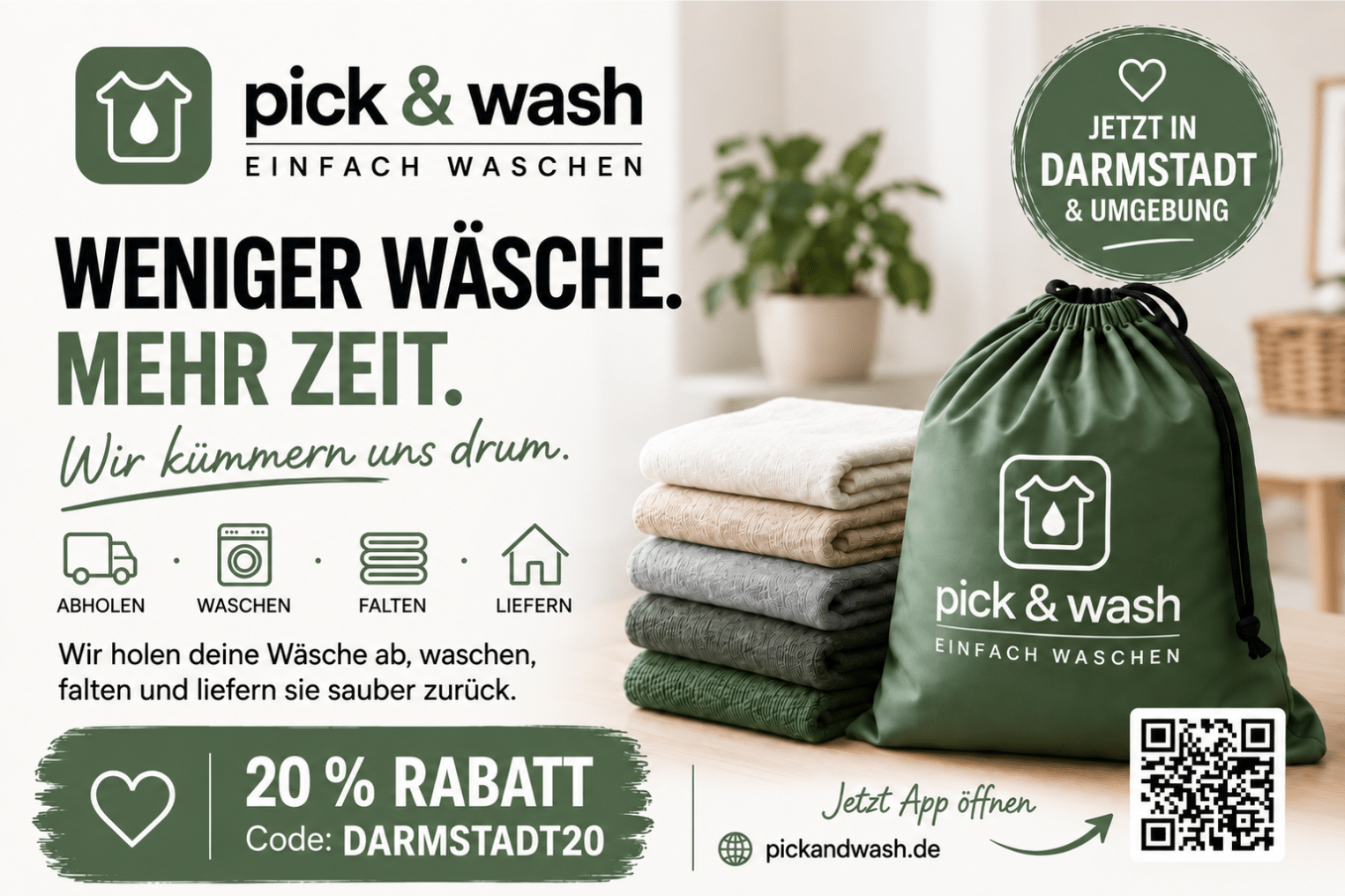 Banner Pick Wash Start Premium