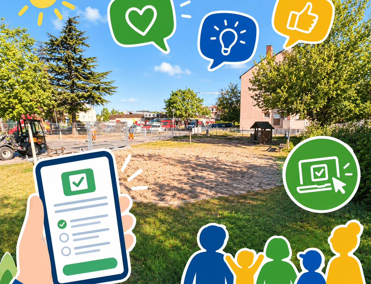 Stadt Pfungstadt lädt Bürgerinnen und Bürger zur Beteiligung einer Umfrage über Spielplätze ein