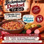 Bickenbacher Dunkelsel to go poster page Bickenbach