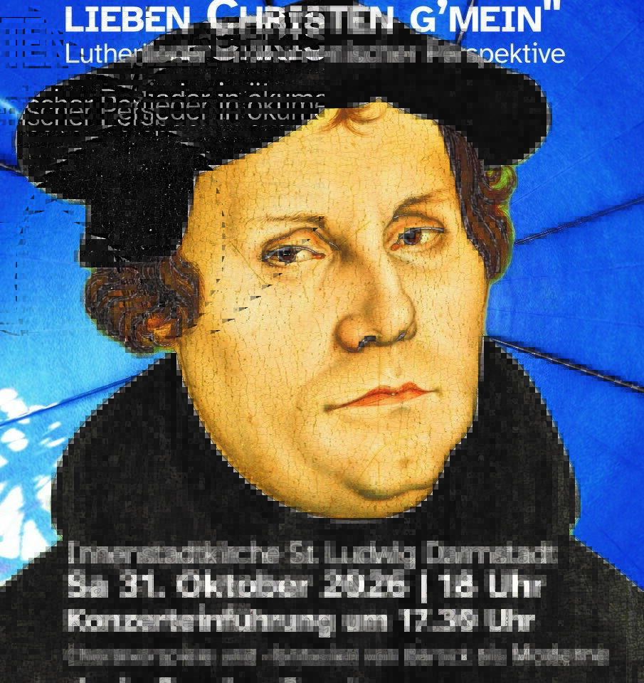 Plakat na koncert organowy z okazji Dnia Reformacji