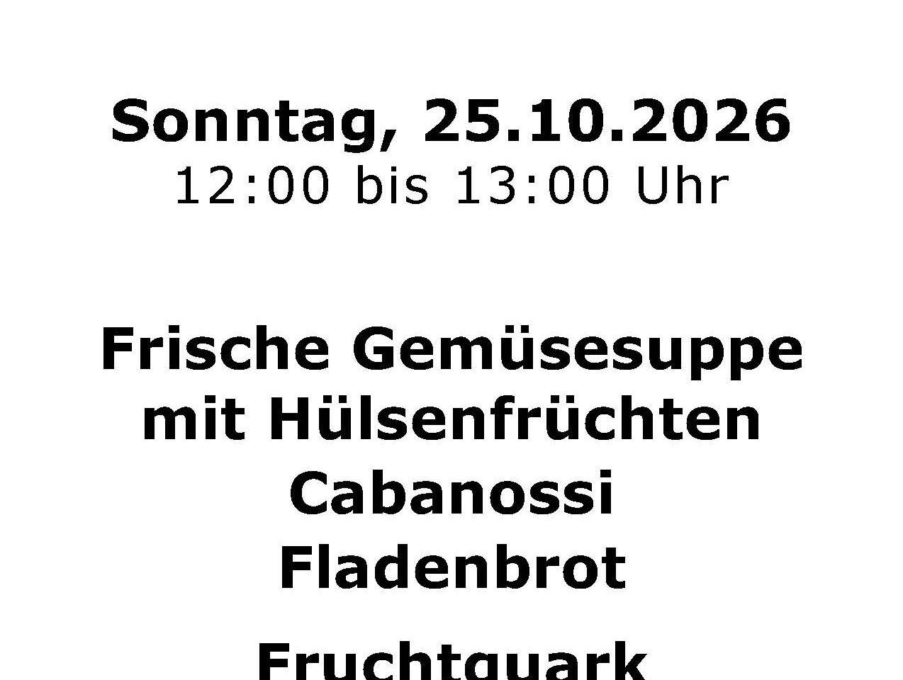 Weltessen CVJM Eberstadt