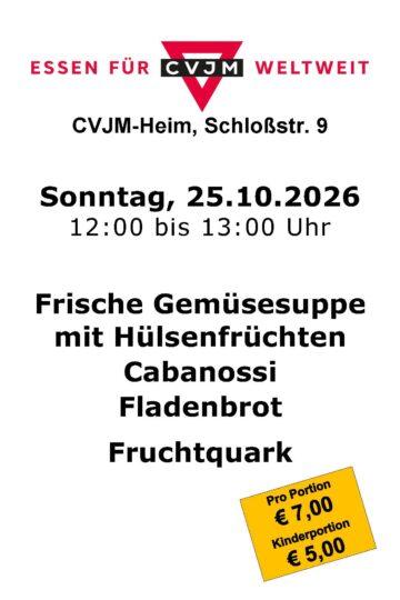 Weltessen CVJM Eberstadt